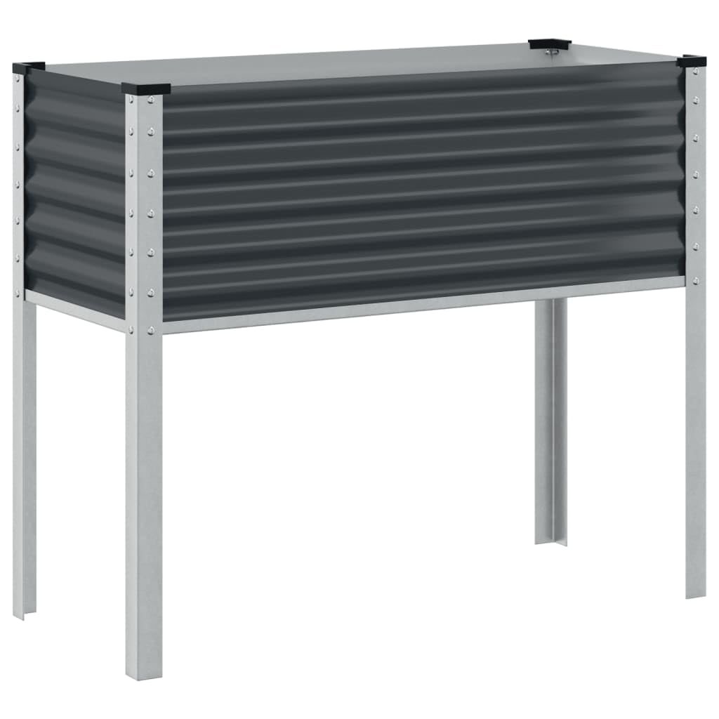 vidaXL Donica ogrodowa antracytowa 100x45x90 cm stalowa
