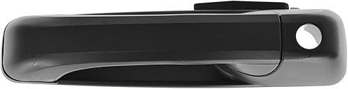 Miniatura 314 de TRQ Manija de la puerta exterior trasera izquierda del lado del conductor negra compatible con Honda Civic 2001-2005