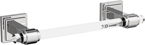 Vista 203 de Amerock BH36062CG10 - Toallero de mano Glacio de 5-7/16 pulgadas de longitud para pared de baño y cocina pequeña, accesorios de baño Transparente