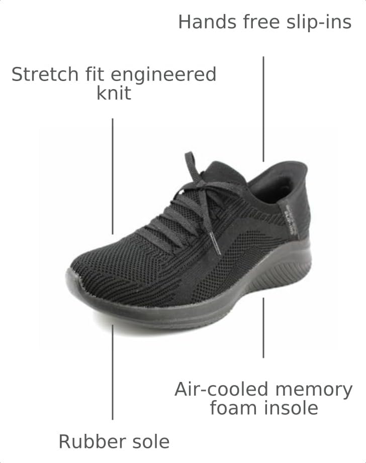Image of Skechers Women's Hands Free Slip-in Ultra Flex 3.0 - Brilliant Path Sneakers