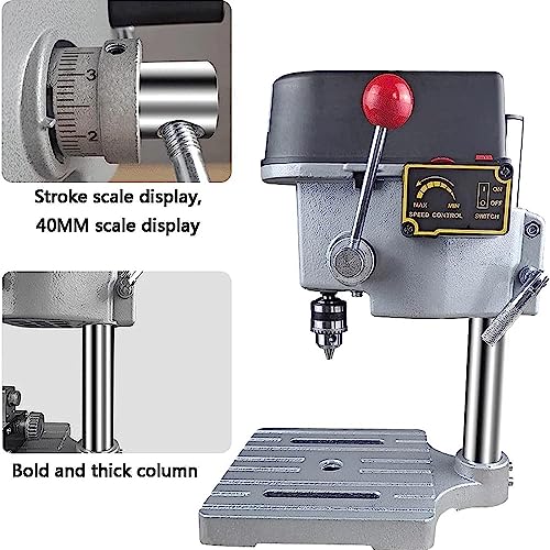 Machine de forage pour perles et bijoux : mini perceuse domestique à 6 vitesses pour bois et résine - 3