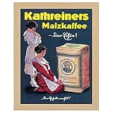 LegendArte - Poster, Poster Vintage Pubblicitario Kathreiners Malz-Kaffee - Quadro, Decorazione Parete cm. 50x70