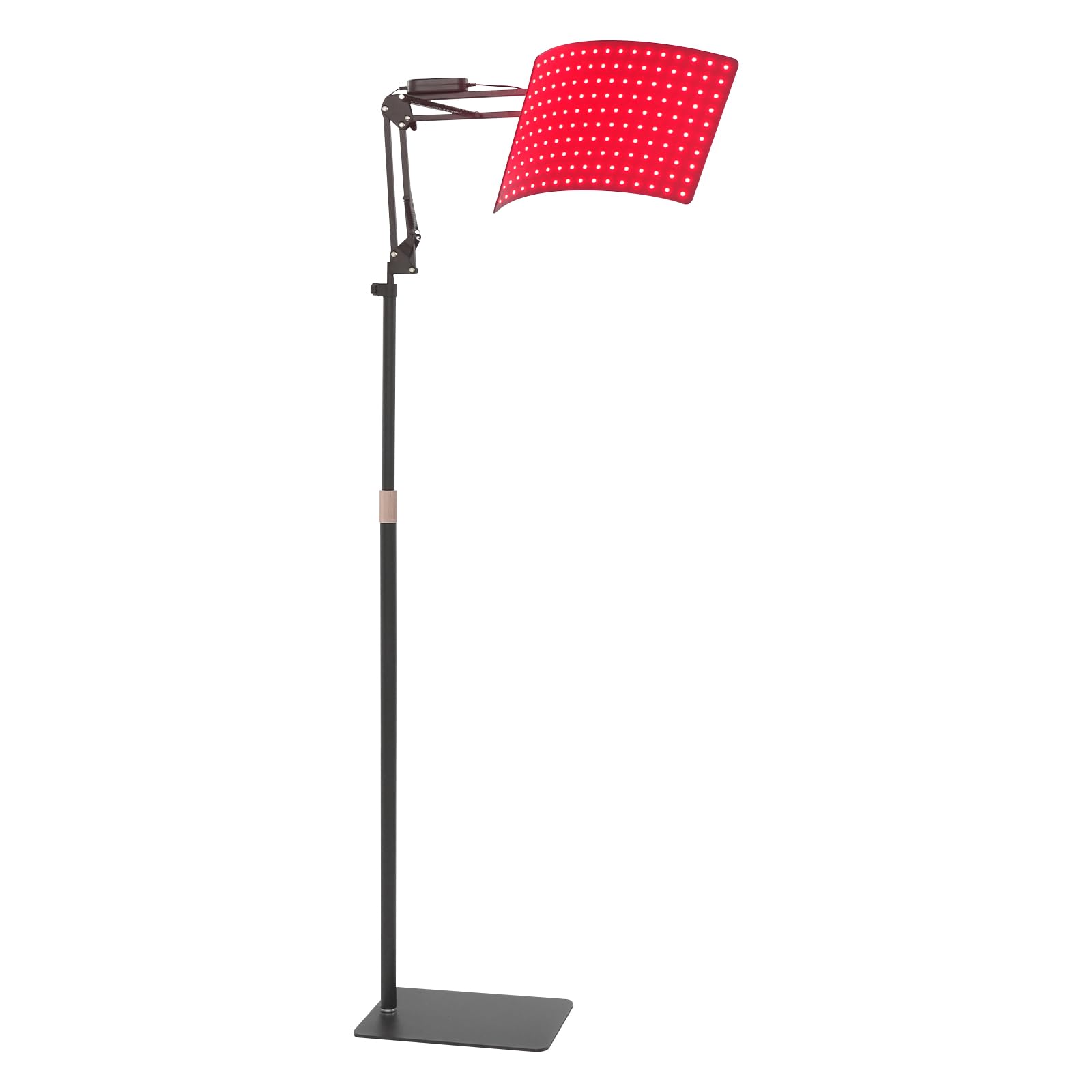 Lampada a luce rossa con supporto, grande pannello, lampada a infrarossi, 160 x 0,5 W, LED a luce rossa con timer da 15/30/45/60 minuti