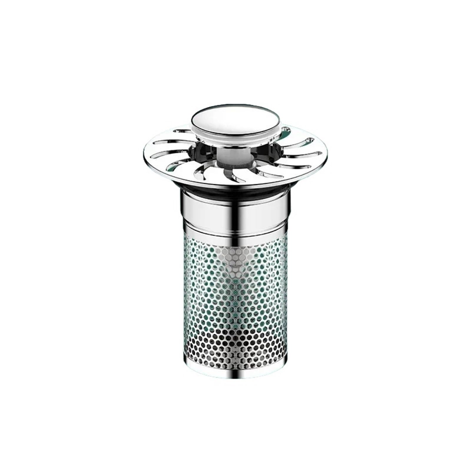 Pop-Up Sink Drain Stopper with Anti-Clog Strainer(12x40-160-D)