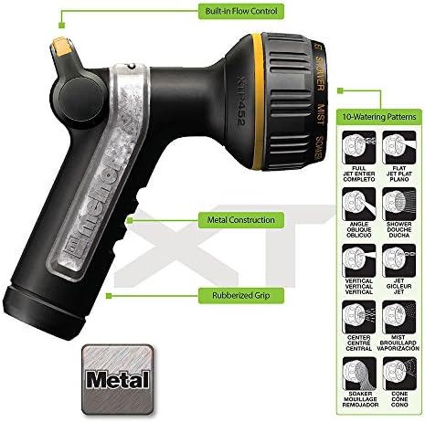 Melnor 65179AMZ Heavyweight Metal Thumb Control Nozzle w/Quick Connect Set - Thumbnail 4