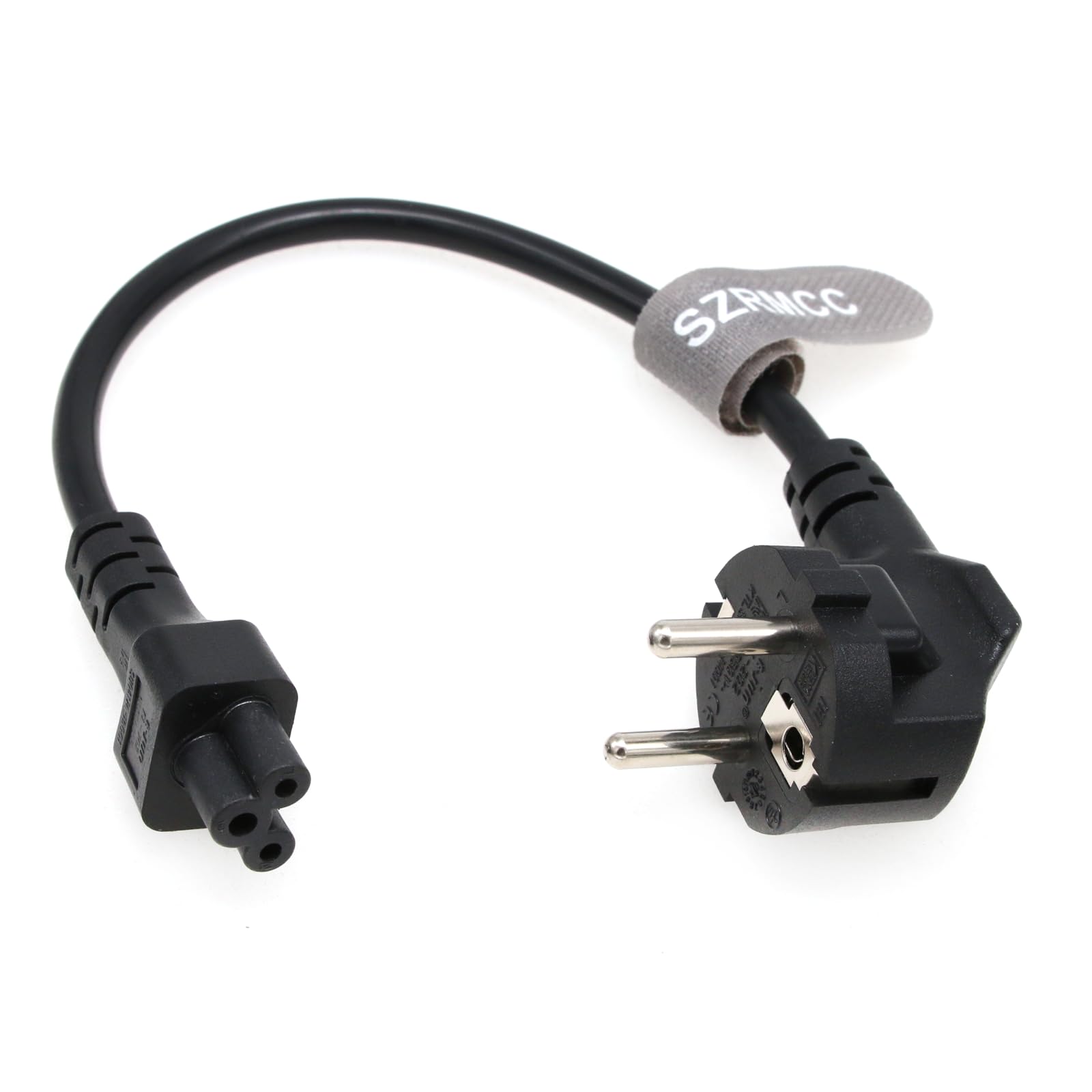 Amazon.com: SZRMCC EU Europe 3-Prong Plug to C5 Notebook Power Cord ...
