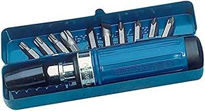 Draper Expert 12 Piece Impact Screwdriver Set | Manual Impact Driver with 10 Bits | Forward/Reverse Functionality | 22322