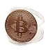 Produktbild AmaMary Bitcoin Münze, 1 Stück Kupfer Plated Bitcoin Münze Sammler Geschenk Bitcoin Kunst Sammlung physisch