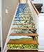 Produktbild 3D Blumen Tree 45 Stair Risers Dekoration Fototapete Vinyl Aufkleber Tapete DE Lemon (15x H:18cm x W:94cm (7"x37")) (15x H:18cm x W:102cm (7"x40")) (13x H:18cm x W:102cm (7"x40")) (13x H:18cm x W:102cm (7"x40"))