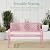 Best Choice Products Outdoor Bench 2-Person Metal Steel Benches Furniture for Garden, Patio, Porch, Entryway w/Geometric Backrest, 790lb Capacity - Pink