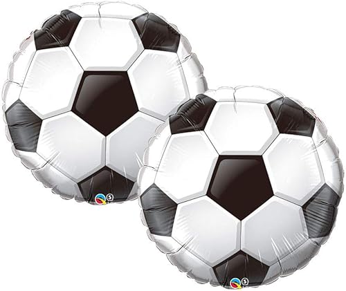 Juego de 2 globos de aluminio para fiestas deportivas de 36 pulgadas