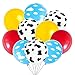 Cartoon Story Balloons Inspired Story Birthday Party Supplies Party Decorations Cow Print Sky Blue Cloud Balloons Arch Garland Kit for Kids Boys Girls Story Themed Party Decor Favor