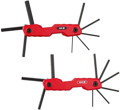 48-22-2183 para Milwaukee 17 Llave hexagonal plegable SAEsistemas métricos 270 - 2PC