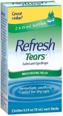 Refresh Tears, Lubricant Eye Drops, 2 Bottles 0.5 fl oz ( by Refresh Tears