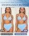 KSang Wateproof Bathing Suit Inserts - 2 Pairs Push Up Swimsuit Bra Pads Inserts Add Cups Size Instantly for Bikini Sports - A/B