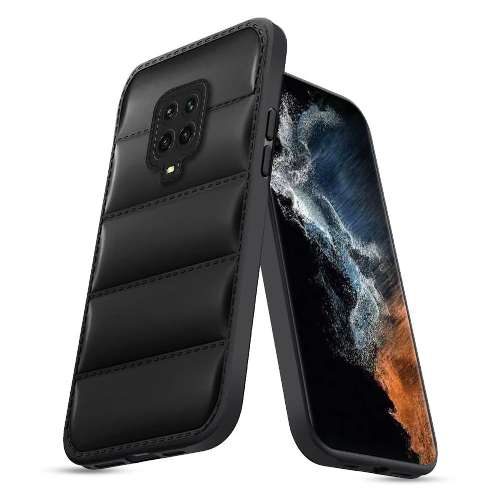 KARWAN® Puffer Edition Silicone Case Cover for Redmi Note 9 Pro | Scratch Resistance Mobile Cover, Camera Protection Case Compatible with Black (B0CVB8HKM9) Amazon Price History, Amazon Price Tracker