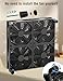 AmRunJe 120mm x 4 Computer Cooling Fan with AC Plug 110v – 240v Powered Box Fan Speed Control for Router TV DVR Xbox Receiver Cabinet PlayStation Modem*