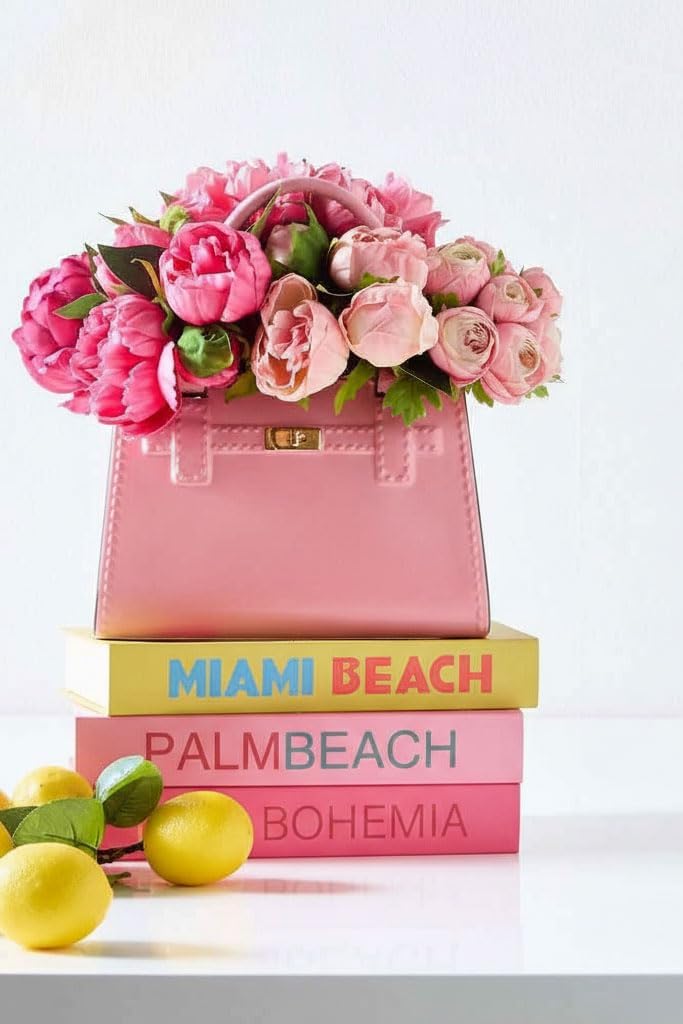 PINK PURSE VASE by RAZ Imports, Inc