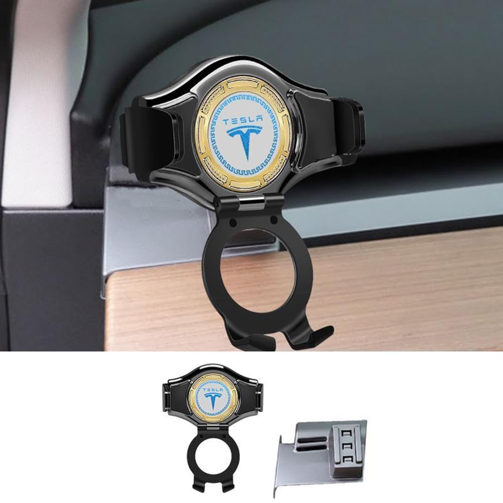 Soporte Móvil Coche,Soporte Móvil Coche para el Salpicadero Rejillas de Aire y Parabrisas para Tesla Model Y 2021 2022 2023 2024.