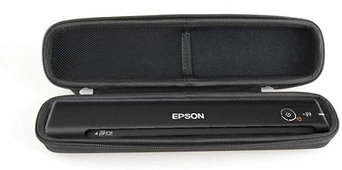 Hermitshell Estuche rígido de viaje para escáner de documentos Epson Workforce ES-50 / ES-60W / DS-70 / Epson DS-80W