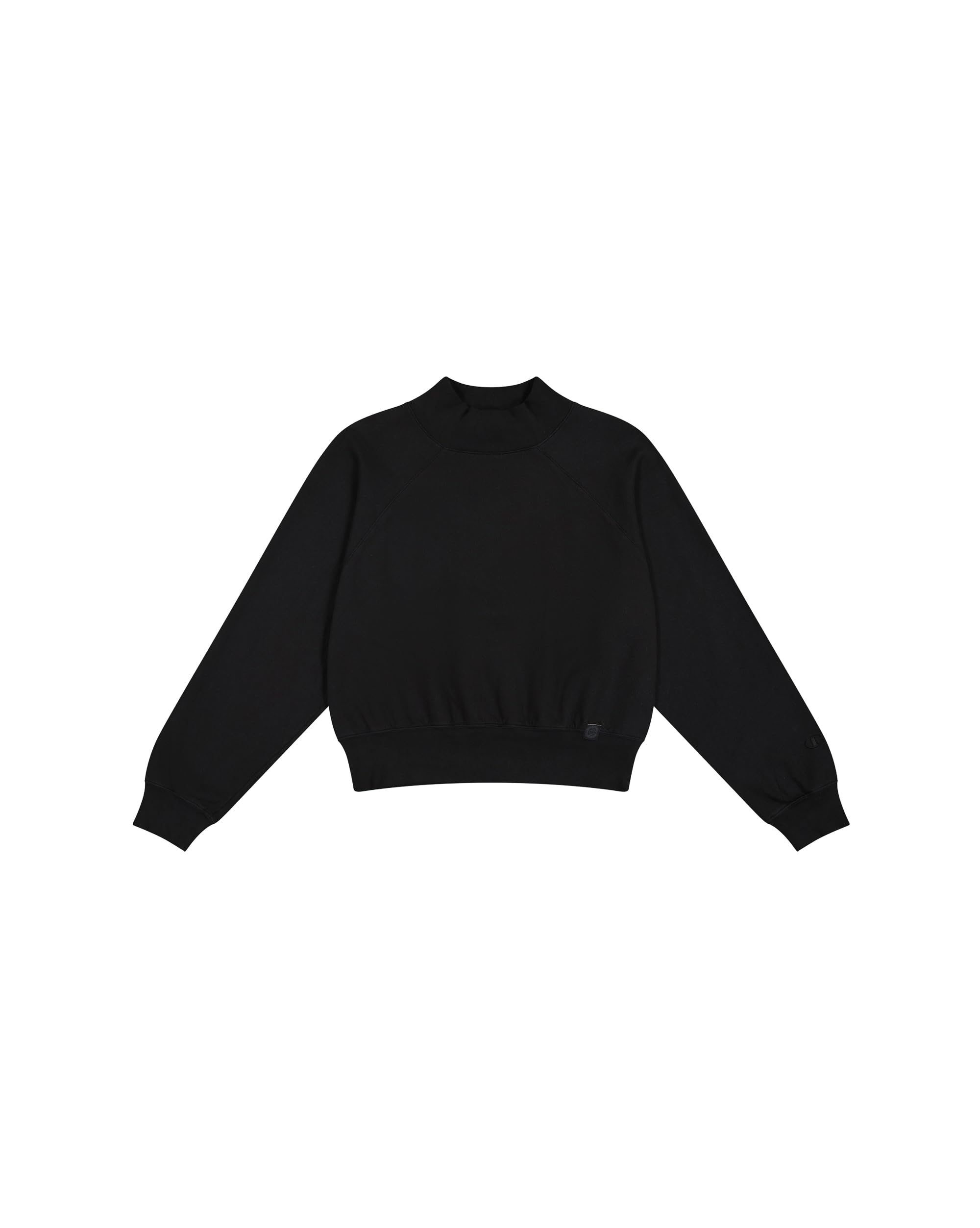 Champion Women's Legacy Vintage Wash W (117637) -Nano-Fleece High-Neck Sweatshirt, Black (KK001), XS