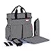 BEST Baby Wickeltasche von Chikencall® - Windel-Windeltasche mit Wickelauflage, Isolierte Taschen, Nasse Tasche, Wasserdichte windeltasche Kinderwagen-Riemen, Reise-Wickeltasche Umhängetaschen