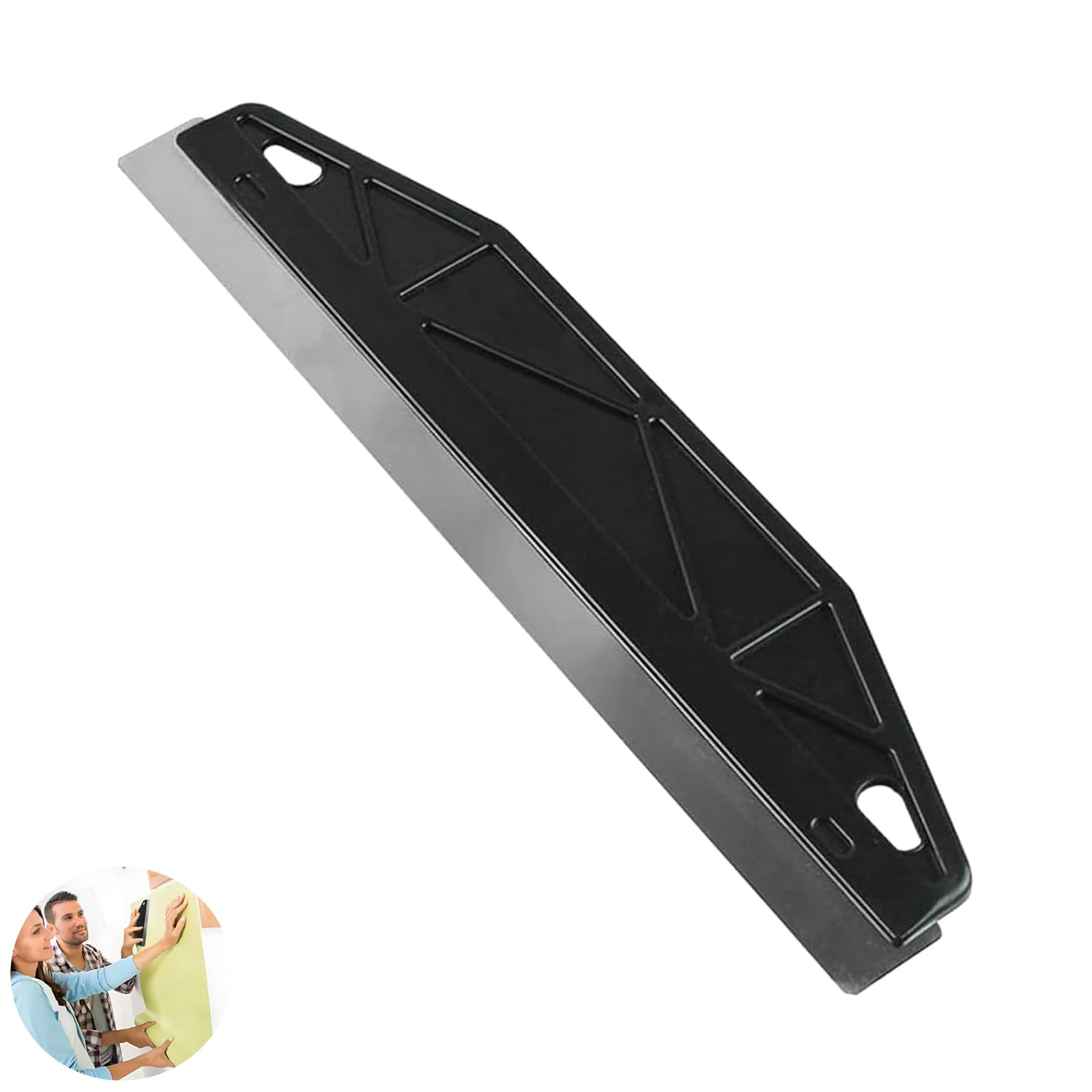 Leequnq Black Paint Edger Tool, Cutting In Tools For Painting, Painting Tools, Paint Cutting In Tool, For Cutting In Paint Wallpaper Guard, Removing Wallpaper Paint (Black)