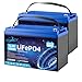 KAMCY 12V 100Ah LiFePO4 Batterie,Lithium Batterie 100A BMS mit 15000 tiefen Zyklen,Max 1280W Leistung Lithium Akku,für Wohnmobil,Solaranlage,Boot Haushalt,Camping (2 Stück 12.8V 100Ah)
