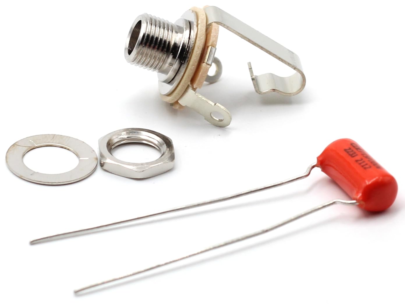 K Di Cablaggio Per Charra CTS Pots Interruttore Rovere N.047 Uf 716P Arancione Drop Pure Tone Jack A Contatto Completo, Accessori Professionali - Foto 7