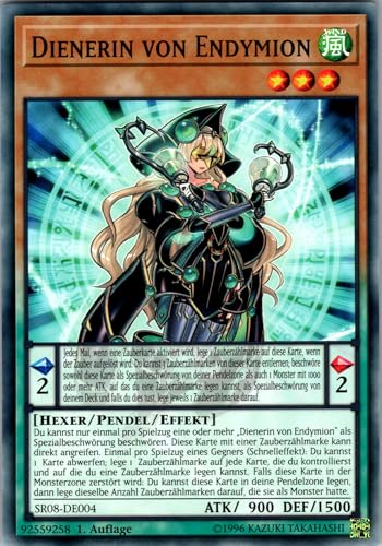 Dienerin von Endymion - SR08-DE004 - Common - 1. Auflage - Deutsch - Yugioh - Structure Deck: Order of the Spellcasters - mit RC-Fieldcenter