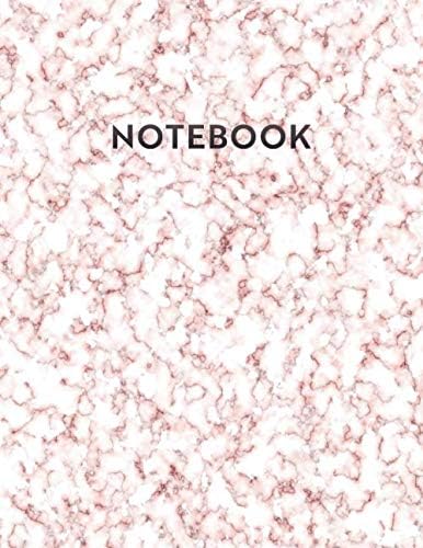 Marble Notebook: Classic Pink Marble College ruled Notebook Journal (Marbles Journal Notebook collection)