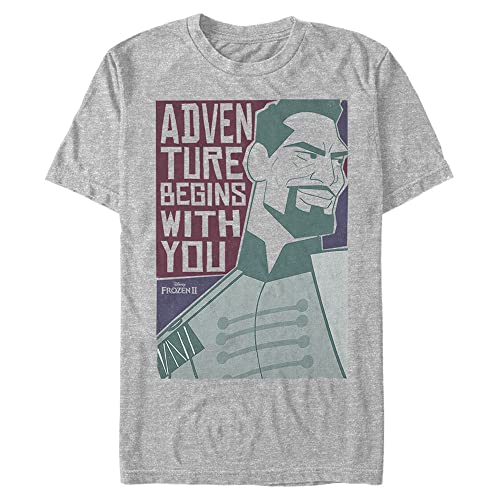 Disney Mattias Bois T-Shirt 4XL coupe Tall long gris chiné