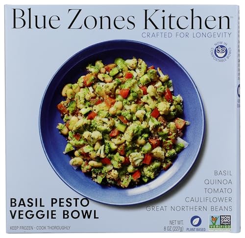 Blue Zones Kitchen Basil Pesto Veggie Bowl, 8 OZ