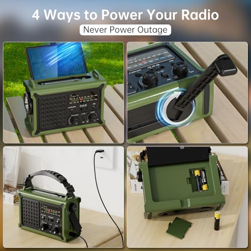 Portable Emergency Solar Radio Charger