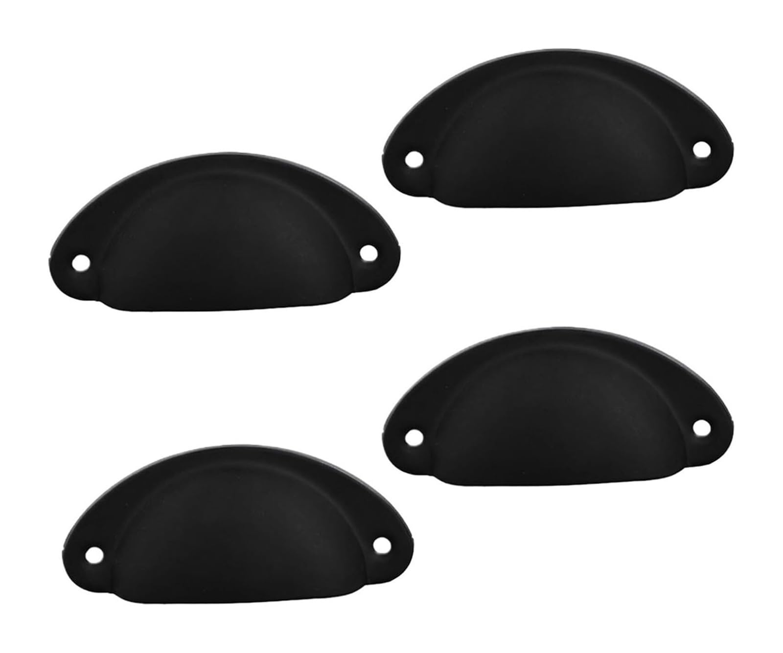 Btyqkzvpm Color 6 Vintage Style Handles, Pack Of 4 Retro Semicircle Shell Tin Sheet Antique Drawer Handle For Cabinet Cupboard