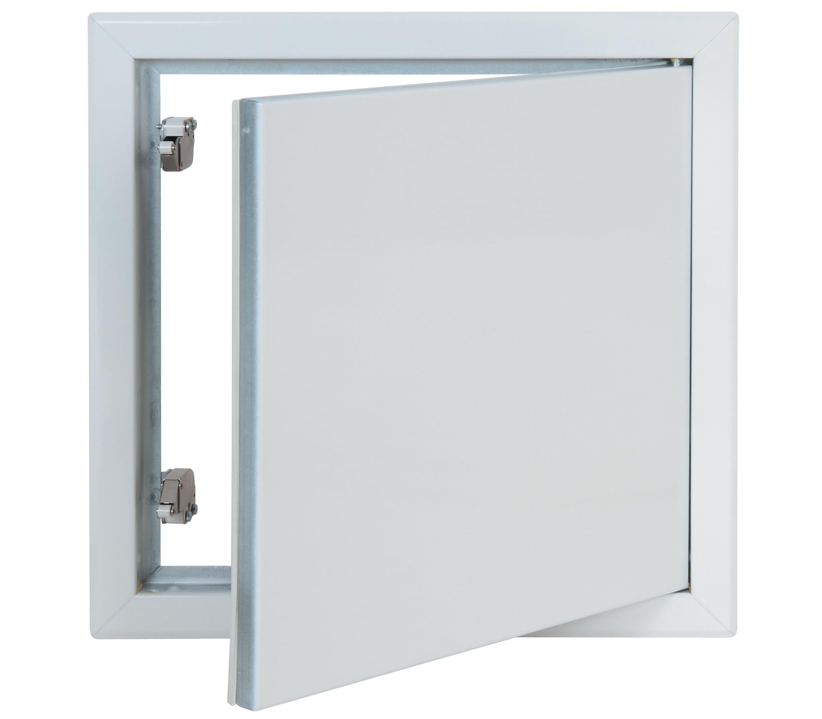 SEMIN Trappe de Visite HQ 500 x 500 mm – Trappe Métallique Laquée Blanche – Isolante Acoustique 29,8 dB – Étanche à l’Air et à la Poussière – Mur et Plafond – VMC et Gaines Techniques