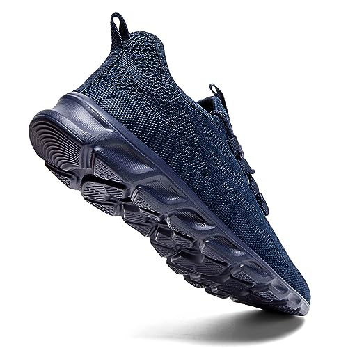 Linenghs Mens Running Trainers Fashion Lightweight Madagascar - View #13