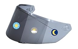 Photochromic Visor Compatible With New K3 Helmet S M L Transition Face Shield (New K3 Clear Red To Gold Red)