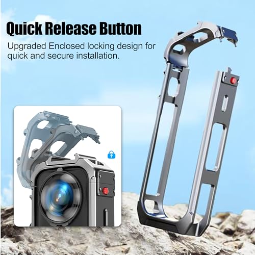 Estuche protector para cámara Insta360 X5 de aluminio miniatura 5