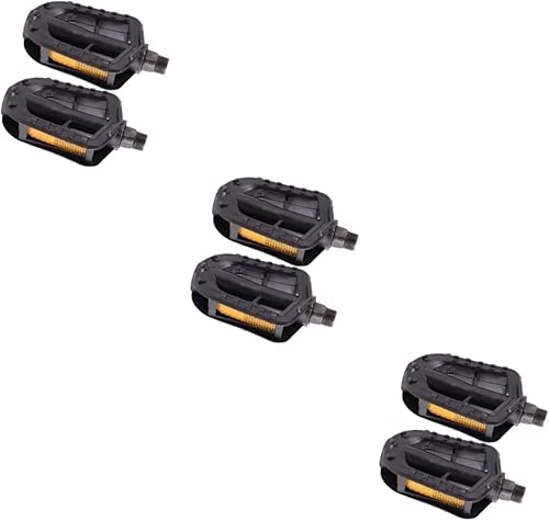 HANABASS 2 Pairs Bicycle Pedals Bicycle Platform Pedals Road Bike Pedals Kids Pedal Bikes for Toddlers Rubber