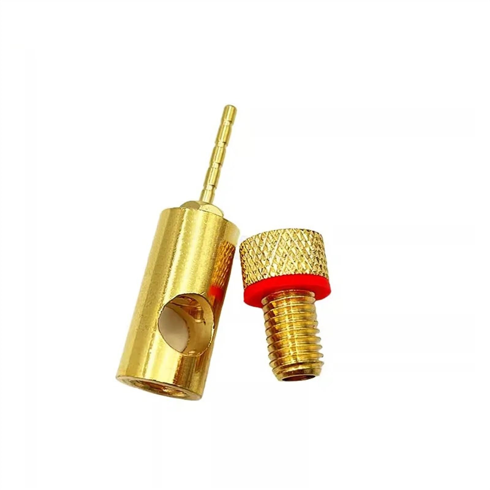 Adaptateur de fiche Banane à Broche Droite en cuivre plaqué Or, 2mm, bornes Banane, fiches de Haut-Parleur, connecteur de câblage, 8/40 pièces(40Pcs (20Pairs))