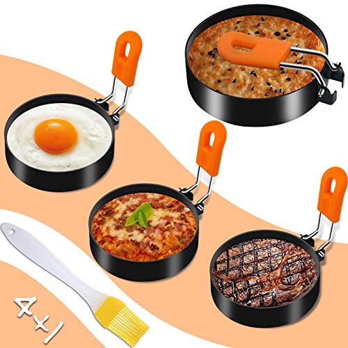 Egg Rings for Frying Eggs, Aneder 4 Pack Egg Cooker