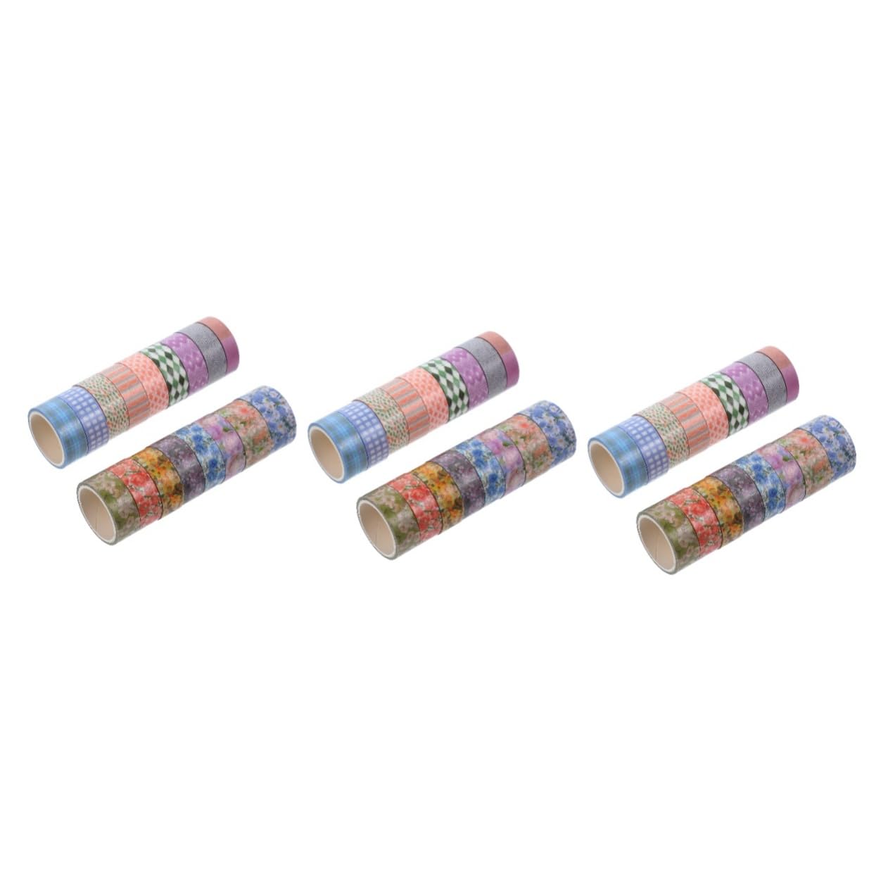 Lurrose 51 Nastro Adesivo Decorativo Floreale Da Washi Tape Per Progetti Creativi Scrapbooking e Decorazioni Facile Da Rimuovere e Riutilizzare Per Planner