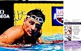Ryan Lochte Signed - Autographed Swimming 8x10 inch Photo - Medalist + JSA Certificate of Authenticity - Autographed Olympic Photos