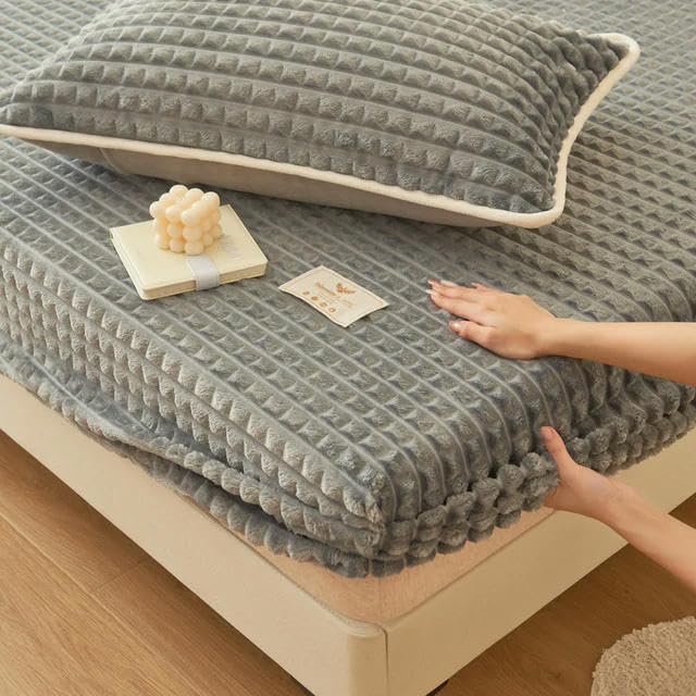 Colchón Topper mlik sábana de Terciopelo
