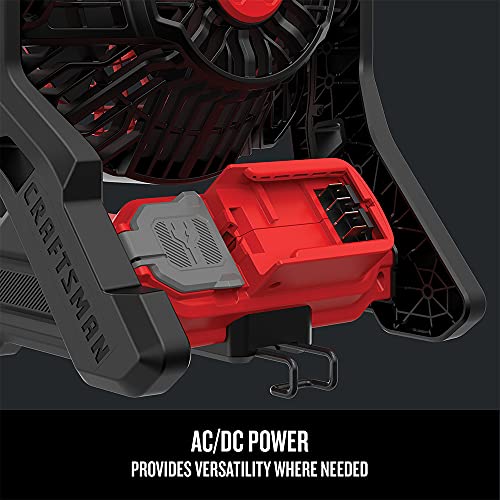 Image of CRAFTSMAN 20V MAX* Cordless Fan, Tool Only (CMCE001B), Red