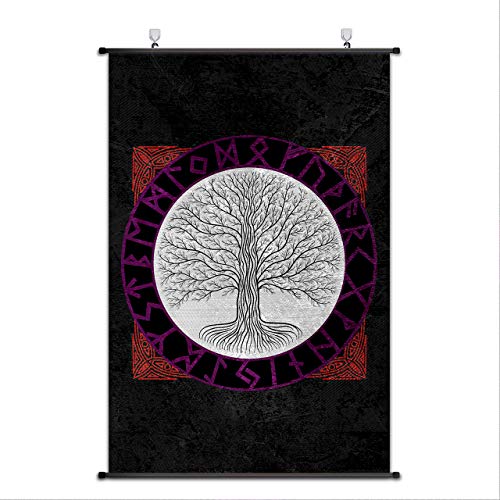 Impression logo culture viking Yggdrasil décoration murale