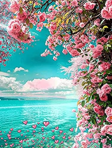 Kit Diamond Painting complet adultes et enfants paysage d'automne 80x110cm