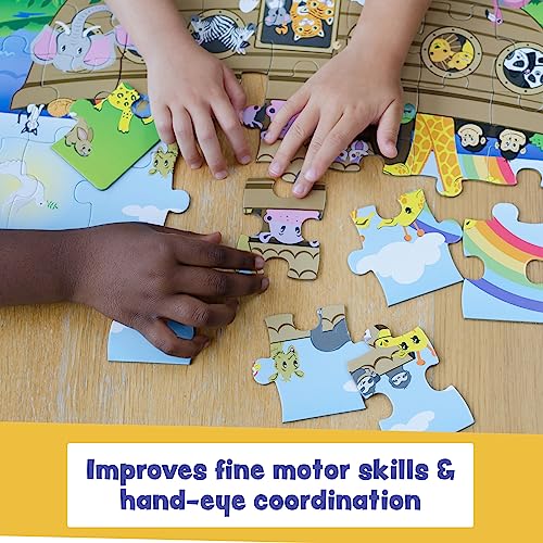 Amagenius Noah's Ark 50Pcs Floor Puzzle 60 X 40 Cm Large Pieces For Children 3+ (Amgus50Noahpzl) #TOP6
