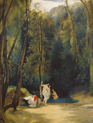 Tableau toile Carl Blechen pour décorer un grand mur vide de salon ou chambre